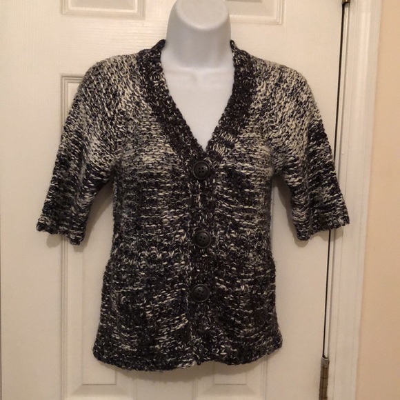 AMERICAN RAG CIE WOOL BLEND BUTTON UP CARDIGAN - Picture 7 of 10